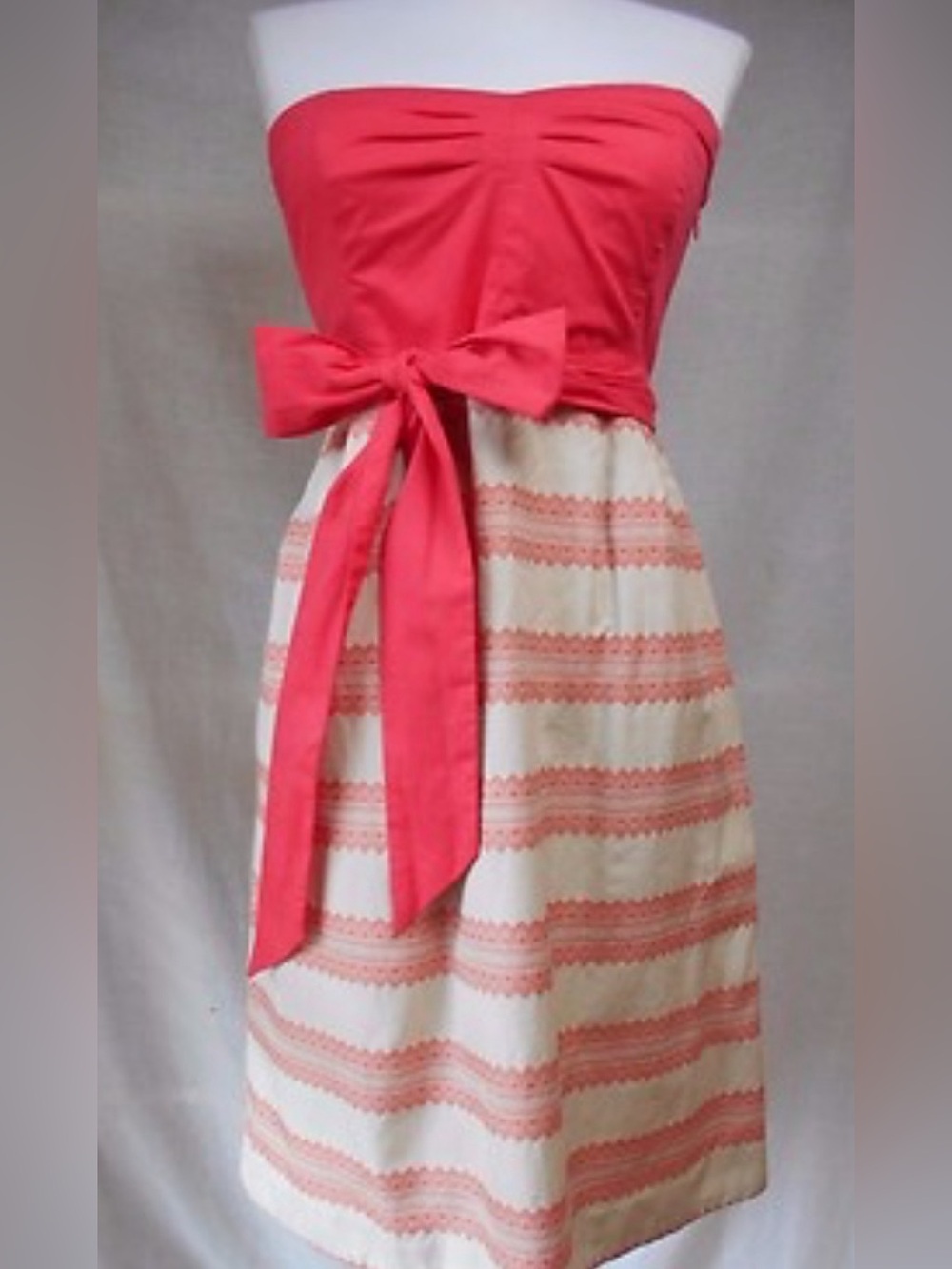 Maeve Hushed Hamlet Strapless Dress
